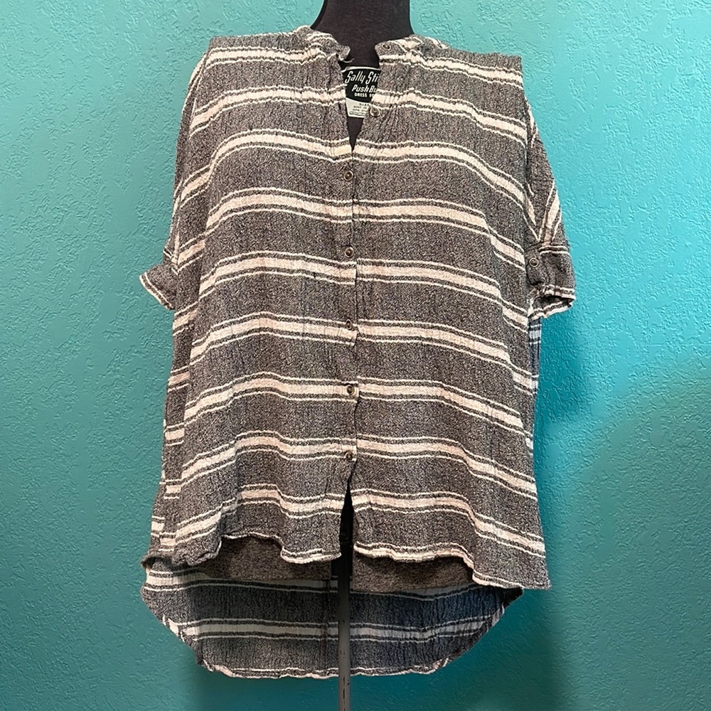 {We the Free} Button Down Top
